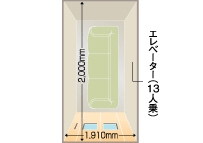 13人乗りエレベーター